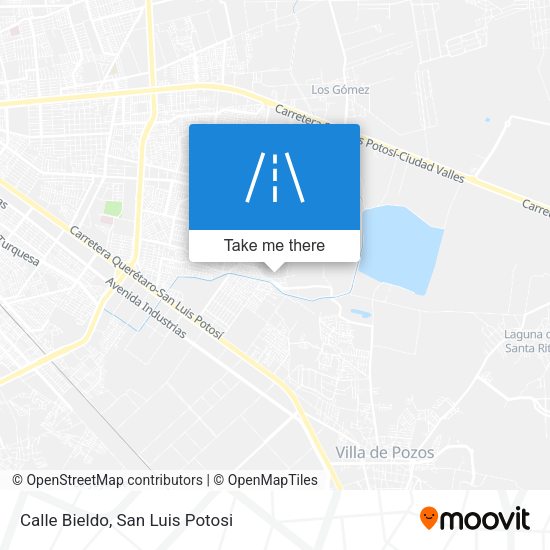 Calle Bieldo map