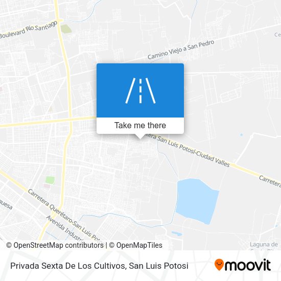 Privada Sexta De Los Cultivos map