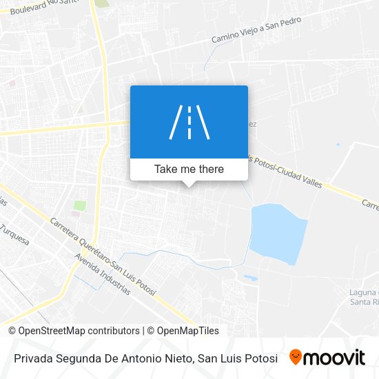 Privada Segunda De Antonio Nieto map