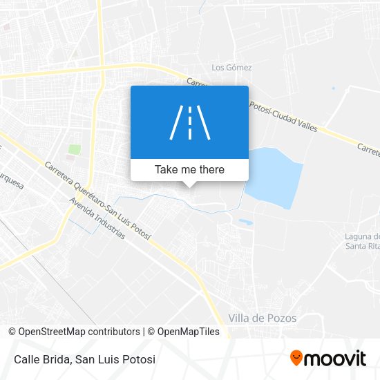 Calle Brida map