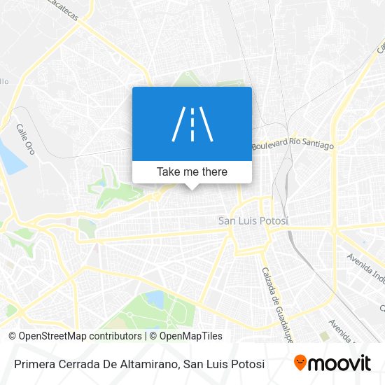 Mapa de Primera Cerrada De Altamirano