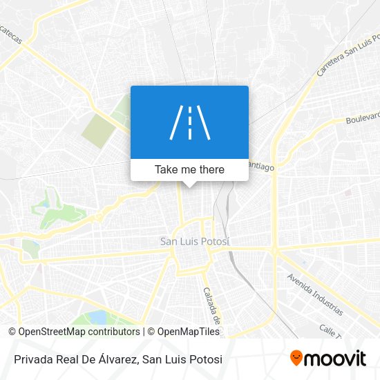 Mapa de Privada Real De Álvarez
