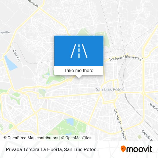 Privada Tercera La Huerta map