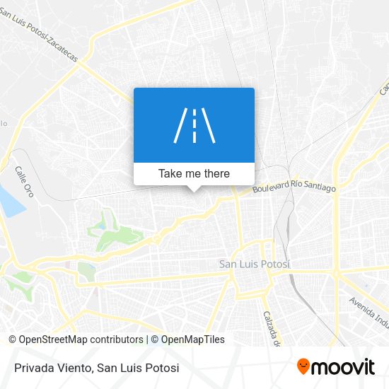 Privada Viento map