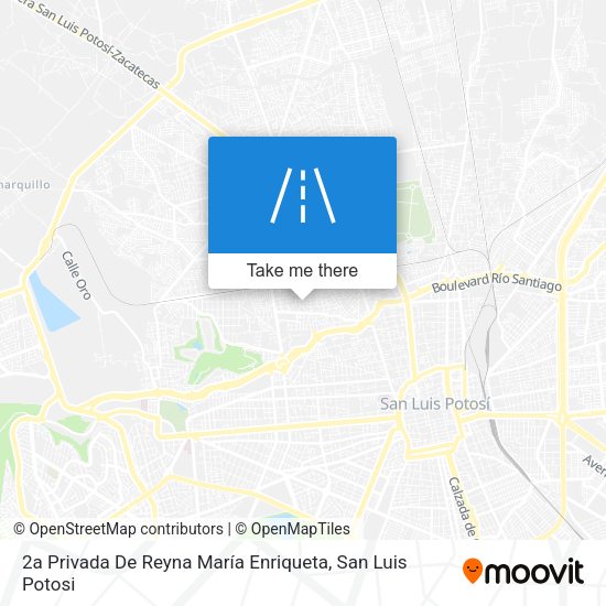 Mapa de 2a Privada De Reyna María Enriqueta