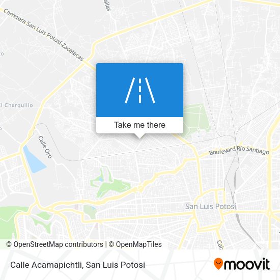 Calle Acamapichtli map