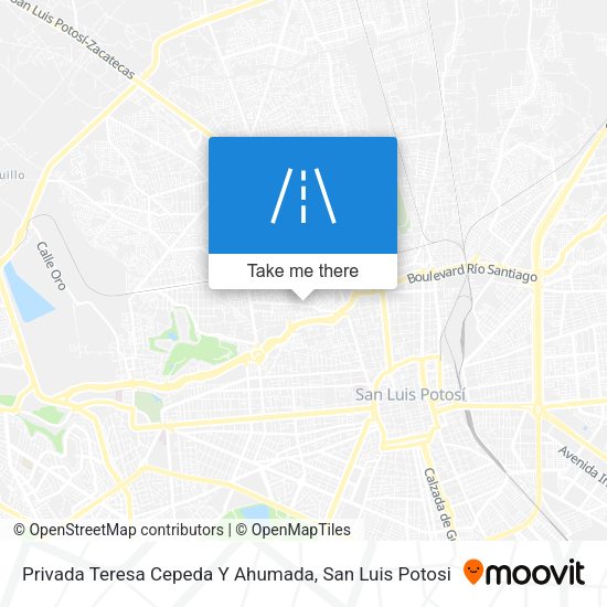 Mapa de Privada Teresa Cepeda Y Ahumada