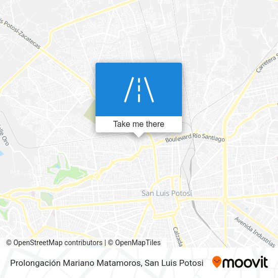 Mapa de Prolongación Mariano Matamoros