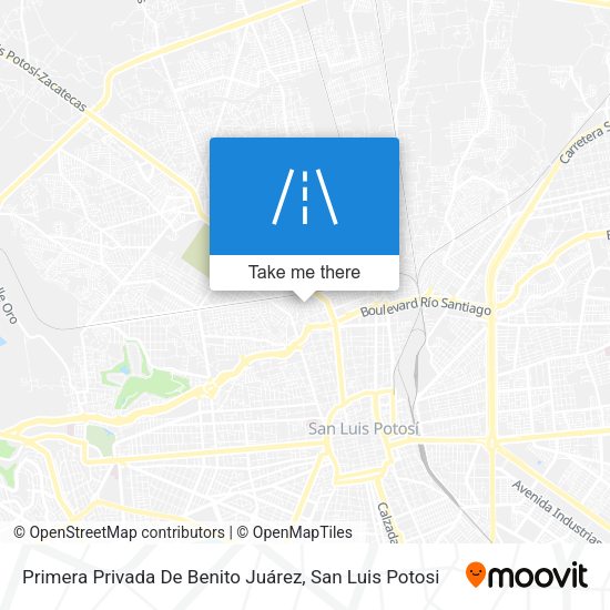 Primera Privada De Benito Juárez map