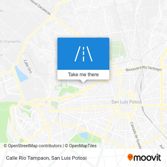 Mapa de Calle Río Tampaon