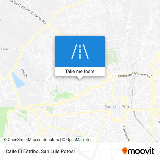 Calle El Estribo map