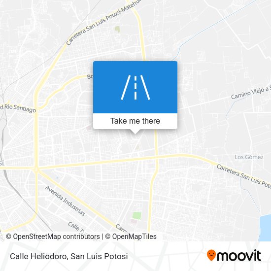 Mapa de Calle Heliodoro