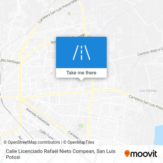 Mapa de Calle Licenciado Rafaél Nieto Compean