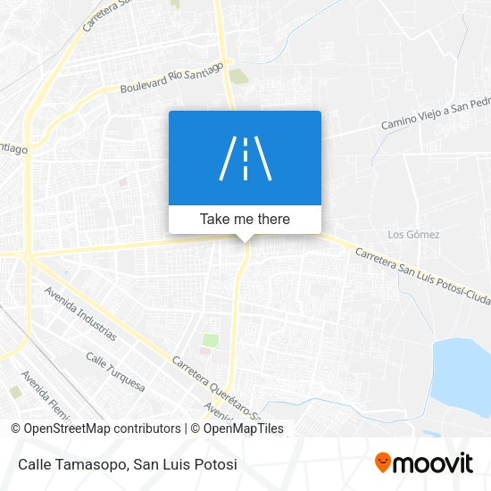 Calle Tamasopo map