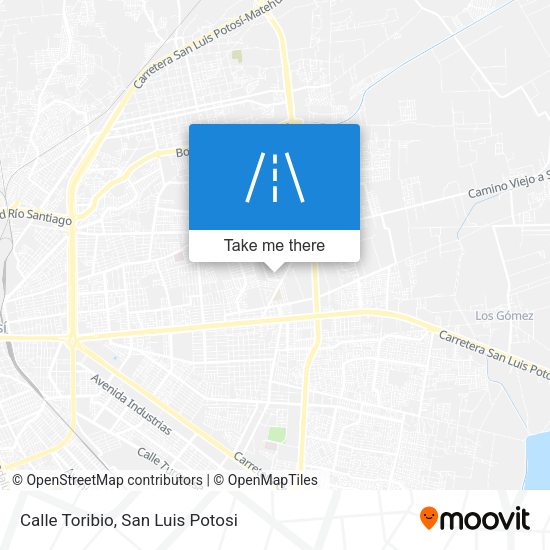 Calle Toribio map