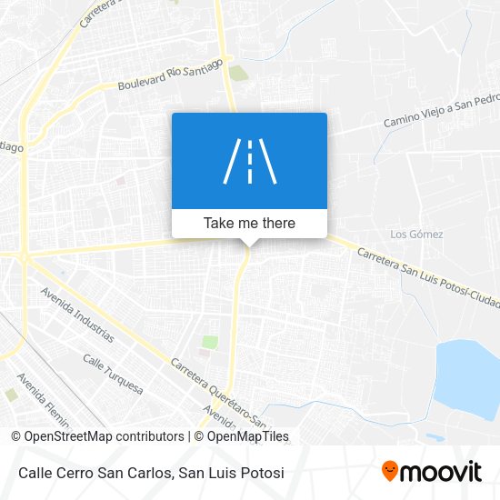 Calle Cerro San Carlos map