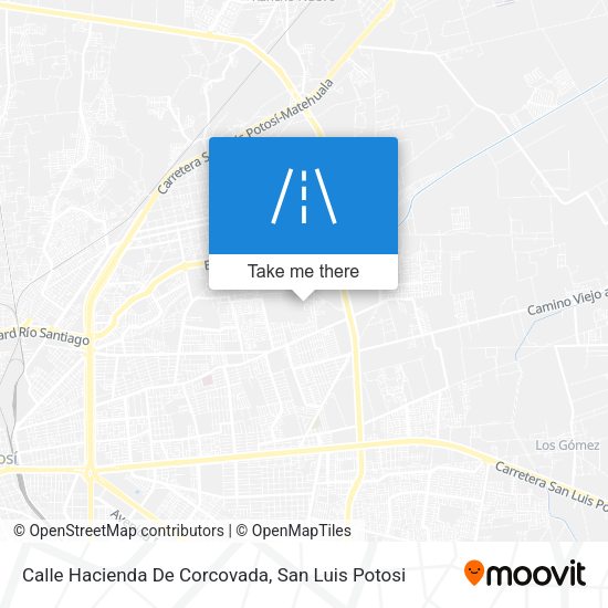 Mapa de Calle Hacienda De Corcovada