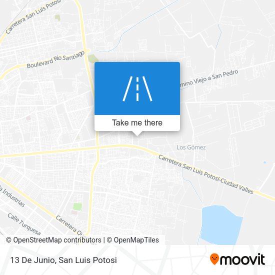 13 De Junio map