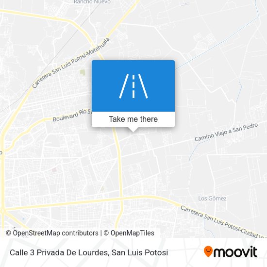 Mapa de Calle 3 Privada De Lourdes