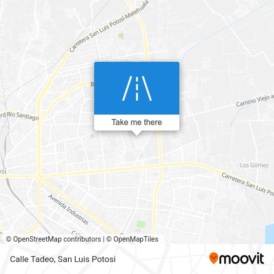 Calle Tadeo map