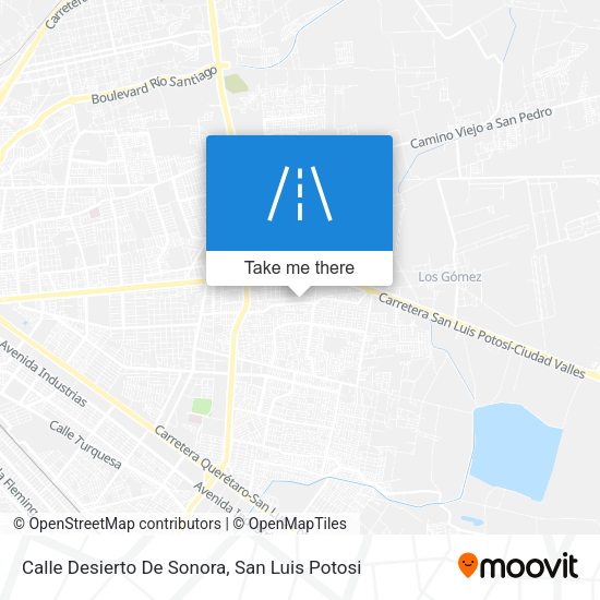 Calle Desierto De Sonora map