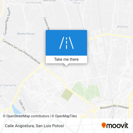 Calle Angostura map