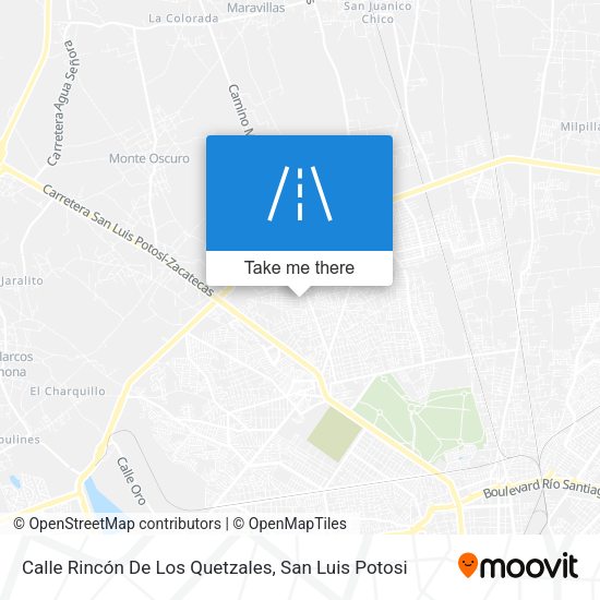 Calle Rincón De Los Quetzales map