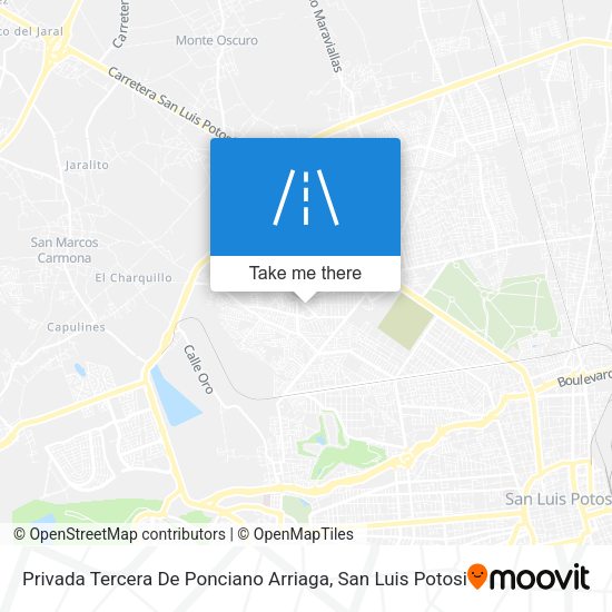 Privada Tercera De Ponciano Arriaga map