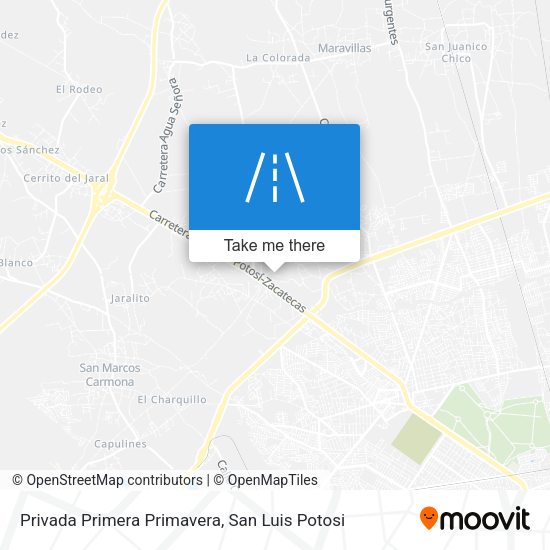 Privada Primera Primavera map