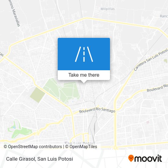 Calle Girasol map