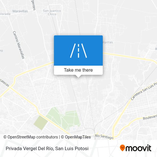 Mapa de Privada Vergel Del Río
