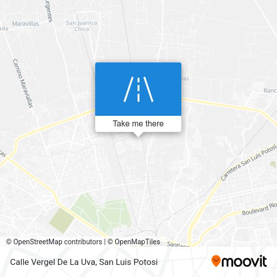 Calle Vergel De La Uva map