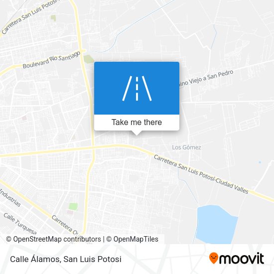 Calle Álamos map
