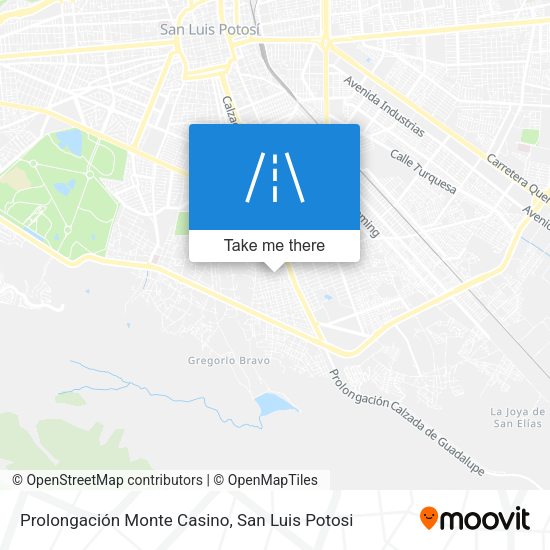 Mapa de Prolongación Monte Casino