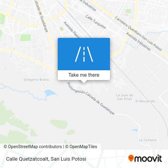 Mapa de Calle Quetzatcoalt