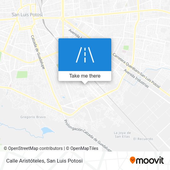 Calle Aristóteles map