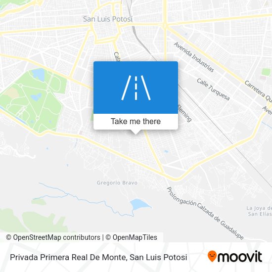 Privada Primera Real De Monte map