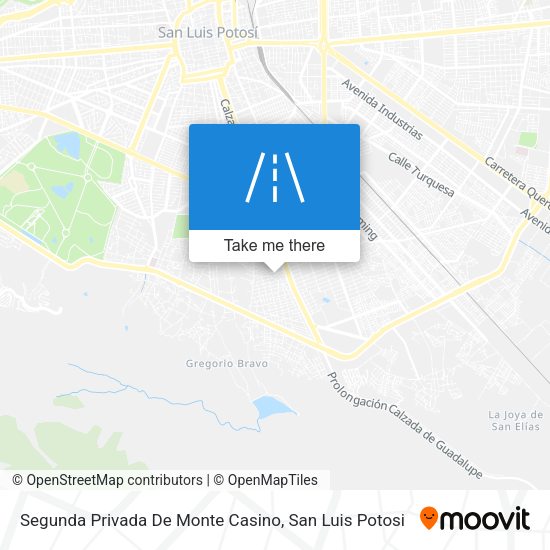 Mapa de Segunda Privada De Monte Casino