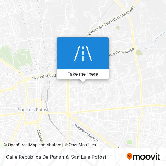 Mapa de Calle República De Panamá