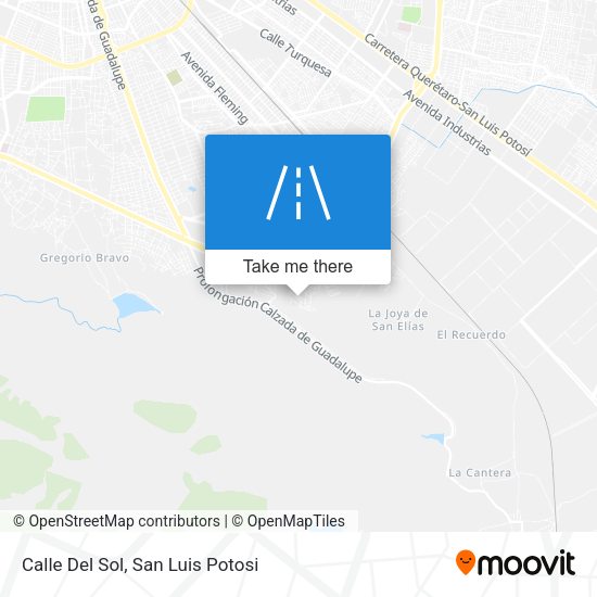 Calle Del Sol map