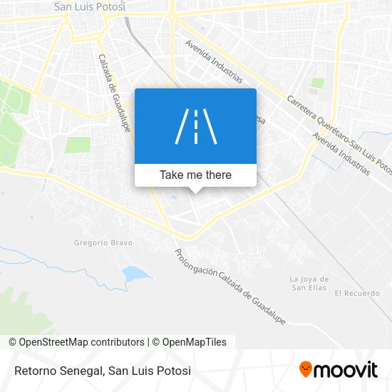 Retorno Senegal map