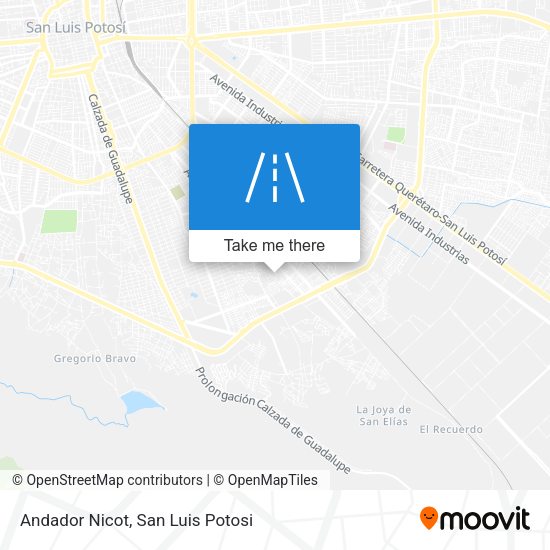 Andador Nicot map