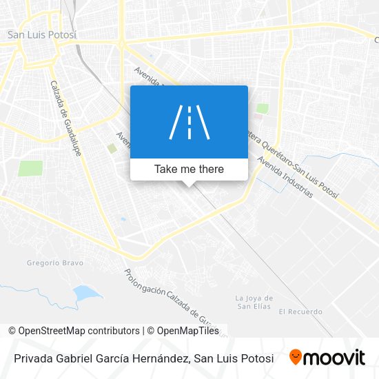 Privada Gabriel García Hernández map