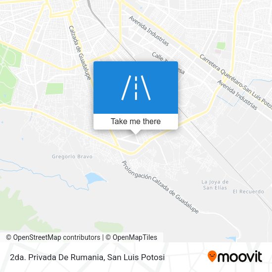 2da. Privada De Rumania map