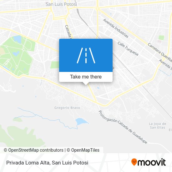 Privada Loma Alta map