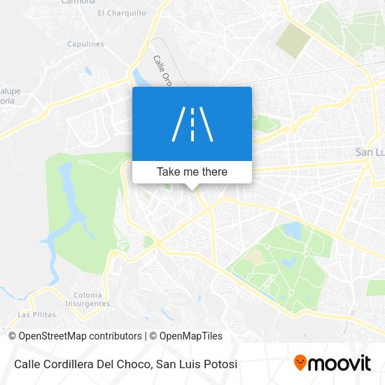 Calle Cordillera Del Choco map