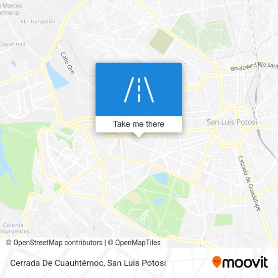 Cerrada De Cuauhtémoc map
