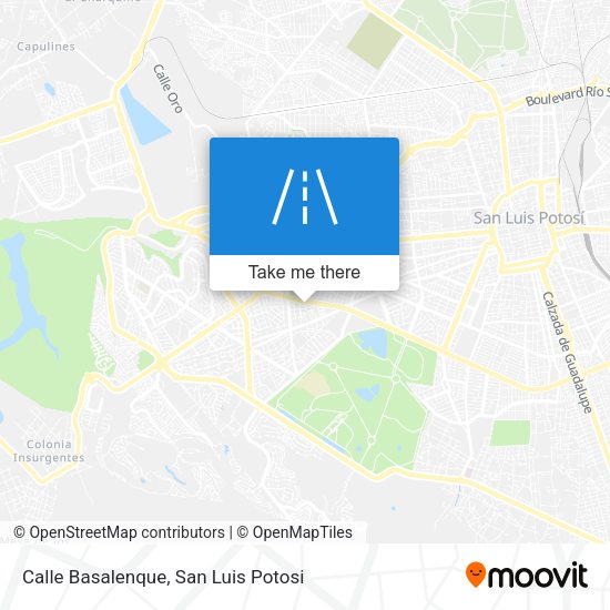 Calle Basalenque map