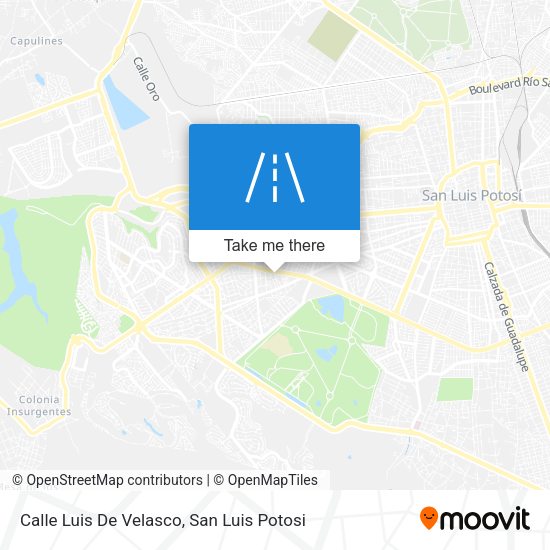 Calle Luis De Velasco map