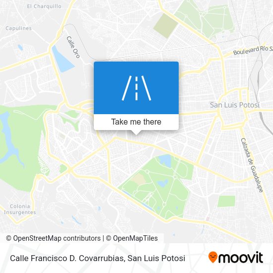 Calle Francisco D. Covarrubias map
